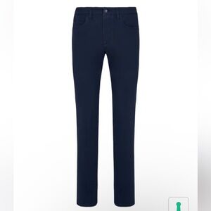 Camicissima  Men’s Dark Blue Cotton Twill Flat Front Chino Trousers Pants 38